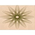 thumbnail image 1 of Ahgly Company Machine Washable Indoor Rectangle Transitional Bronze Brown Area Rugs, 3' x 5', 1 of 7