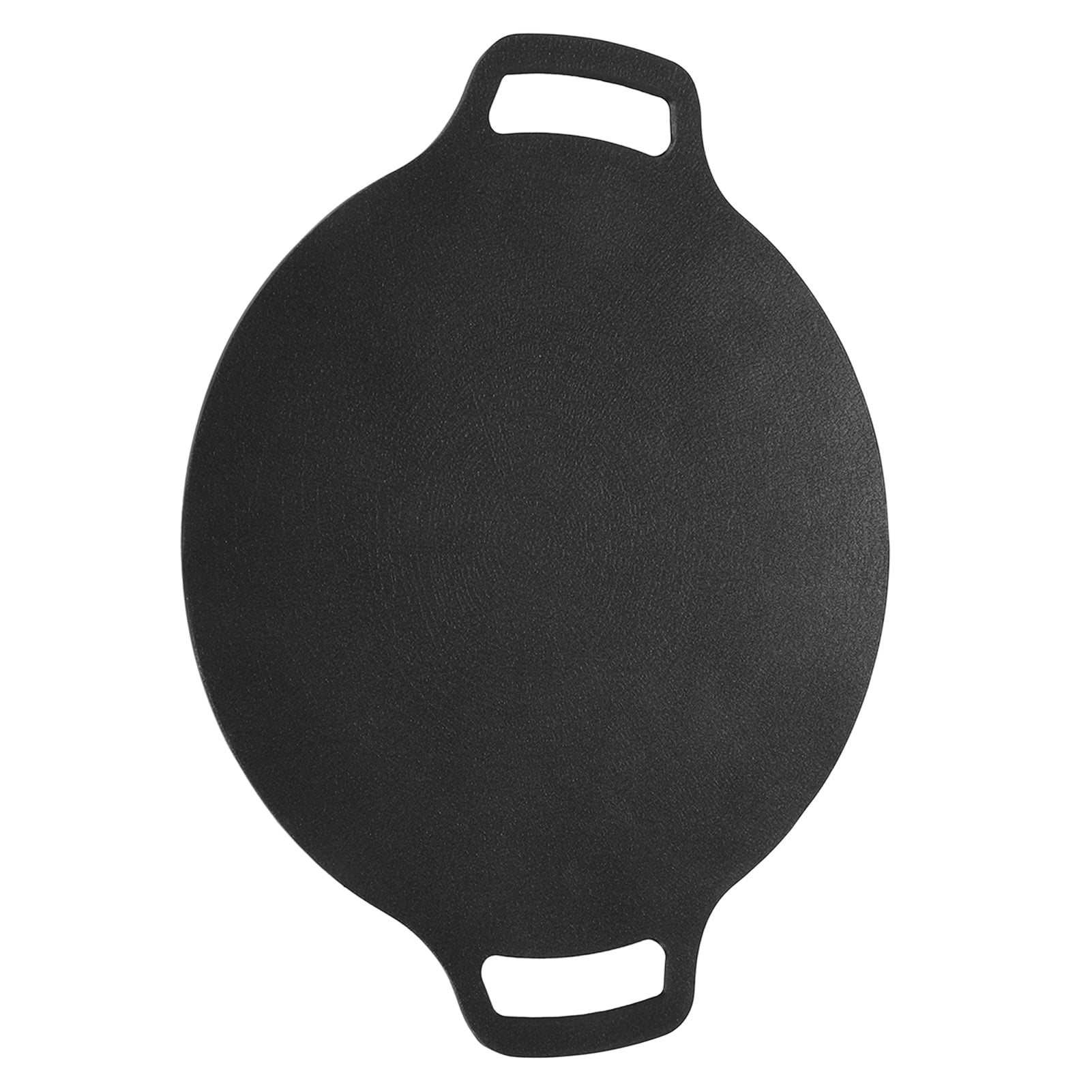 Korean Style Grill Pan, Round Griddle Non Stick 6 Layer Coating BBQ Griddle For Indoor Outdoor