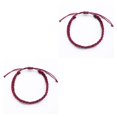 thumbnail image 3 of mmirethe Braided Bracelet Waterproof Waxed Thread Wristband Bracelets Dressing Decor Type 1 2Set, 3 of 6