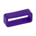 thumbnail image 4 of Unique Bargains Watch Band Strap Loops Silicone for 19mm Width Watch Band, Purple 4 Pack, 4 of 5