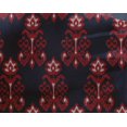 thumbnail image 4 of oneOone Georgette Viscose Fabric Floral Ikat Print Sewing Fabric BTY 42 Inch Wide, 4 of 4