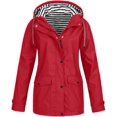 thumbnail image 1 of Women’s Waterproof, Softshell Rain Jacket, Outdoor, Breathable, Packable, Transition, Lightweight Jacket with Hood for Spring, Autumn, Hiking, Trekking, Cycling, 1 of 5