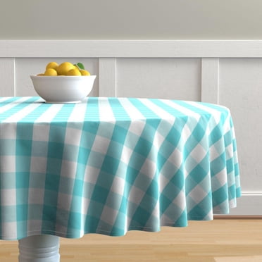 Fabstyles Country Check Nappe Décor de ferme pour une utilisation intérieure/extérieure, pique-niques, barbecues, repas-partage, événements d'été, salon et salle à manger