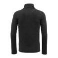 thumbnail image 3 of INSPIRE CHIC Chandails pour Hommes, Chandail à Col Roulé, Manches Longues, Extensible, Coupe Ajustée, Hauts 34 Noir, 3 of 8