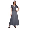 thumbnail image 2 of Moomaya Jupe Longue en Rayonne Imprimée pour Femmes Grande Taille Jupe Maxi à Taille Nouée, 2 of 6