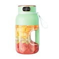 thumbnail image 2 of SuChun Glass Bottle Multifunctional Portable Juicer Cup With Digital Display 2024 New Portable Smoothie Portable USB Rechargeable Juice Cup Green, 2 of 9