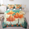 thumbnail image 1 of Maple Tree Leaf Bedding Sets 7-Piece For Kids Boys Girls Fall Theme Comforter Set Full,Green Jungle Bedding Comforter Sets Plant Botanical Bed in a Bag Blue Sky White Cloud Bedding Accessories, 1 of 4