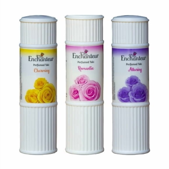 Enchanteur Perfumed Body Talcum Powder Charming, Romantic & Alluring Scent - Pack of 3 (100 g each) by Enchanteur