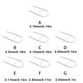 thumbnail image 3 of Maoww Circular Needles Handmade Embroidery Tools Craft Weaving Clothes Hook Professional Double Cusp Sewing Needle Lady Girls 80cm No.8, 3 of 9