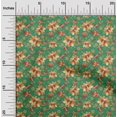 thumbnail image 2 of oneOone Velvet Green Fabric Asian Suzani Craft Projects Decor Fabric Printed By The Yard 58 Inch Wide, 2 of 5