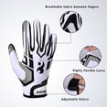 thumbnail image 4 of EIGTHTAIL Wanfen Gants de Football pour Jeunes Prise en Silicone Rouge/blanc m, 4 of 9