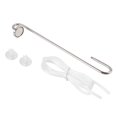 thumbnail image 2 of Aquarium CO2 Diffuser Fish  Bubbler Hanging Stainless Steel Mirror  Oxygen Diffuser With Hose And Suction Cup, 2 of 8