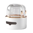 thumbnail image 2 of GROWTH TANK Modern Desktop Tissue Box Holder Napkin Holder Case Multifunctional Paper Holder White, 2 of 9