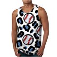 thumbnail image 1 of LSLJS Débardeurs de Baseball pour Hommes Été Décontractés Sans Manches T-Shirts Amusants Débardeurs Graphiques de Baseball, 1 of 4