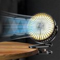 thumbnail image 4 of Rbaofujie Fans for Home Usb Electric Fan Portable Electric Fan Bedroom Office Desktop Student Dormitory Fan Mini Clip-On Desktop Plug-In Electric Fan Fans for Cars Inside The Car, 4 of 6