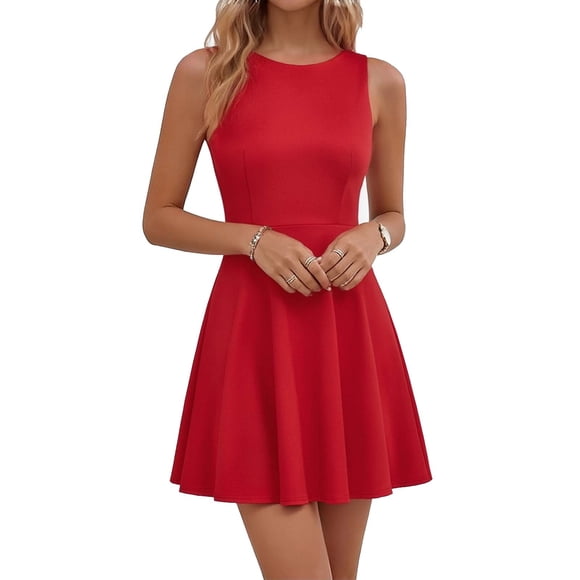 Roncen Summer Dresses for Women 2026 Elegant Classy Spring A Line Business Casual Work Graduation Cocktail Short Dress