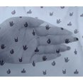 thumbnail image 4 of oneOone Viscose Chiffon Fabric Finger Sign Symbol Print Sewing Fabric BTY 42 Inch Wide, 4 of 4