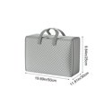 thumbnail image 4 of Sentmoon Clothes Storage Moving Boxes Heavy Duty Storage Bag With Reinforced Carrying Handles Oversized Clothing Quilt Storage Bag Moving Packing Bag Thickened Double Zipper Saves Travel Space, 4 of 7