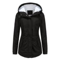 thumbnail image 1 of BESTSPR Veste d'Hiver à Capuche en Laine d'Agneau pour Femmes Veste en Coton pour Femmes, 1 of 7