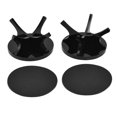 thumbnail image 1 of 2 Pcs Support de Balles de Golf Haute Stabilité Forte Fermeté Simple Présentoir de Baseball Noir 2 Pcs, 1 of 14