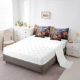 thumbnail image 3 of YST 7 Pieces Bird Comforter Set, 3D Sparrow Flying Animal Bed in a Bag, Full, 3 of 5