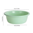 thumbnail image 3 of Thickened Washbasin Square Basin Household Large Size Laundry Basin Wash Feet Wash Vegetables Plastic Dormitory Students With Basin, 3 of 6