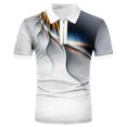 thumbnail image 1 of BOBOGOJP Polo pour Homme à Évacuation de l'Humidité, Polo de Performance à Séchage Rapide à Manches Courtes, Polo Décontracté pour Homme (Orange, TTG), 1 of 5