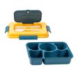 thumbnail image 1 of Bento Box, Lunch Box Kids, Bento Lunch Box for Kids/Toddler/Adults, 1600ML-5 Compartment Bento Box Adult Lunch Box, Built-in Utensil Set, Leak-Proof, Food-Safe Materials, 1 of 7