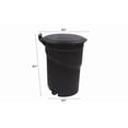thumbnail image 4 of Ramtuff Wheeled Outdoor Trash Can Black 121Litre, 32 Gallon Capacity with Handles, 4 of 7