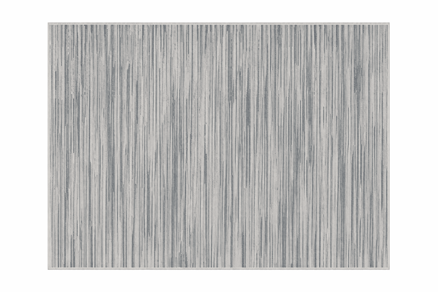 Mainstays Modern Abstract Low Pile Area Rug, White and Silver, 5 ft x 7 ft, for Bedroom, Living Room, Dining Area.