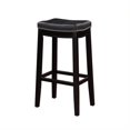thumbnail image 1 of Hawthorne Collection 30" Faux Leather Bar Stool in Black, 1 of 1