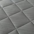 thumbnail image 5 of JML Ensemble de Couette Très Grand Size 3 Pcs - 480GSM Texture Froissée Design Carré, Gris, 5 of 5