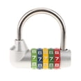 thumbnail image 2 of TISHITA Assorted Zinc Alloy 5 Dial Digit Combination Padlock Password Portable, Easy to 6.5x6.5cm, 2 of 8