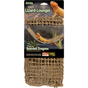 PENN-PLAX Reptology Lizard Lounger Extra Large Natural Seagrass Reptile Hammock for Terrariums