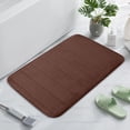 thumbnail image 1 of Boovnll Bathroom Rugs, Absorbent Thicken Non-Slip Backing Thick Velvet Floor Mat Kitchen Bathroom Foot Mat Solid Color Cotton Foot Mat 2Pc, Bath Mat, Bath Mats for Bathroom, 1 of 5