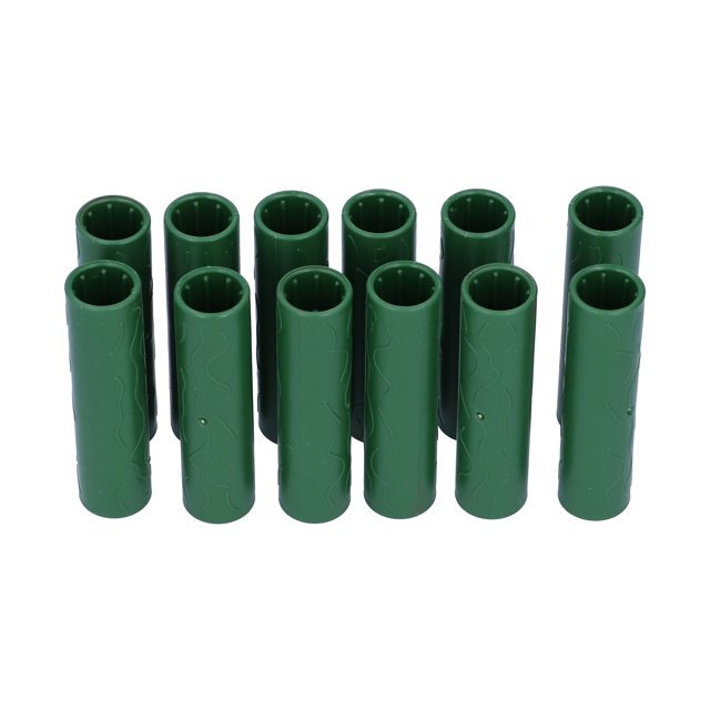 Ccdes Plant Stake Connector,12PCS Garden Stake Connecting Pipe Vines Climbing Plant Support Stakes Connectors,Garden Accessory