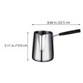 thumbnail image 2 of HORIALENCE Stainless Steel Fryer Pot for Kitchen Use Silver NonStick Deep Frying Pot for Gas Electric Stove 1Pc 2.8qt, 2 of 5