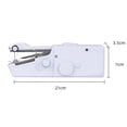 thumbnail image 5 of Portable Manual Sewing Machine Handheld Rope-free Electric Quick Build DIY Apparel Supplies Arts Crafts Home Garden Embroidery, 5 of 5
