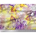 thumbnail image 2 of Soimoi polyester Crepe Fabric Texture & Lily Flower Print Fabric by Yard 52 Inch Wide, 2 of 3