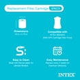 thumbnail image 4 of Intex 29005E Easy Ensemble Type B Cartouche de Pompe de Filtre de Remplacement pour Piscine, Lot de 4, 4 of 12