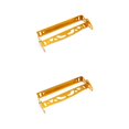 thumbnail image 4 of ZheElen Car Number Frame - Unique Lightweight Stylish Accessory Gift Car License Plate Frame  for Weatherproof gold 24.5*21*3cm 2Set, 4 of 6