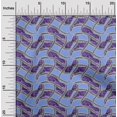 thumbnail image 2 of oneOone Cotton Poplin Light Blue Fabric Abstract Dot Sewing Material Print Fabric by The Yard 42 Inch Wide, 2 of 4