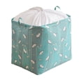 thumbnail image 2 of Cloth Storage Basket Foldable Drawstring Closure Bag for Clothes, Quilts, Blankets, and Pillows | Collapsible Laundry and Toy Organizer with Beam Closure | Home Closet, Travel, Dorm,, 2 of 7