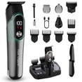 thumbnail image 4 of 5-in-1 Electric Hair Clippers Set, Adjustable Digital Display Shaver, Stainless Steel Precision Cutting, Rechargeable 2 Hour Battery, Includes 11 Tools for Hair and Beard Styling, 4 of 9