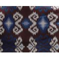 thumbnail image 4 of oneOone Georgette Viscose Fabric Diamond & Swirl Ikat Printed Fabric 1 Yard 42 Inch Wide, 4 of 4