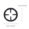 thumbnail image 2 of YSNOOWE 3pcs Sturdy Gas Stove Stand for Home Use Kitchen Black, 2 of 8