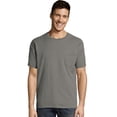 thumbnail image 1 of Hanes Mens ComfortWash Garment Dyed Short Sleeve Pocket Tee, M, Concrete Gray, 1 of 1
