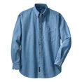 thumbnail image 1 of Port & Company Long Sleeve Denim Shirt, Faded Blue XL, 1 of 2