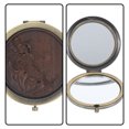 thumbnail image 3 of Vintage Mirror Women Portable Dual-sided Makeup Mirror Compact Folding Mirror, 3 of 9