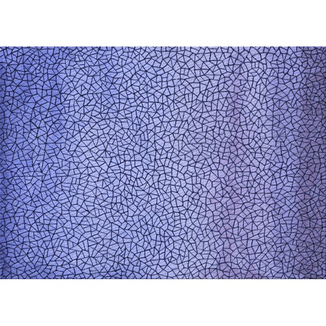 Ahgly Tapis Rectangulaire Lavable en Machine Intérieur Transitionnel Violet Pervenche Profond, 2 Pieds x 4 Pieds